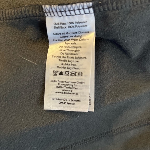 Eddie Bauer Men’s Black Soft Shell Jacket Size 2XL - Picture 6 of 6